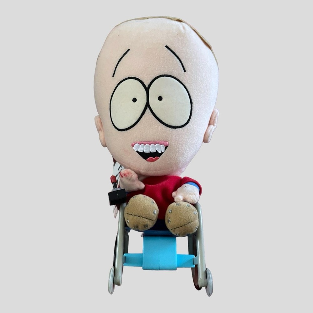 2001 Talking Timmy in Wheelchair South Park animated plush toy